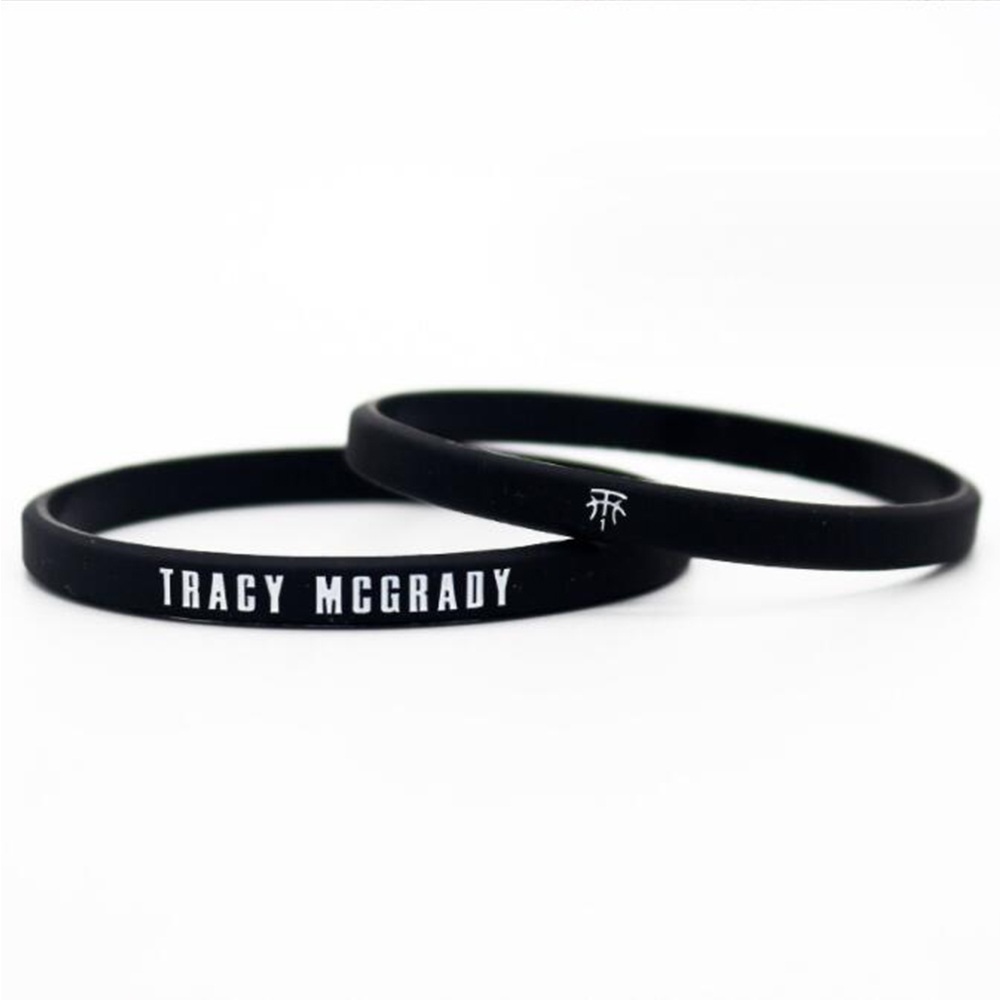 Screen Printed Silicone Wrist Band 8" L x 0.25" W 3