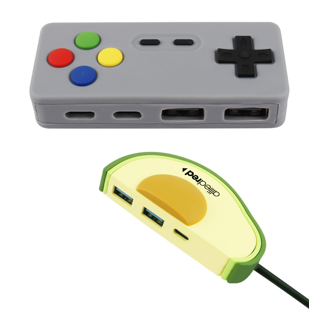 Custom Shaped PVC USB Hub - USB-A with Optional Type-C Upgrade 20