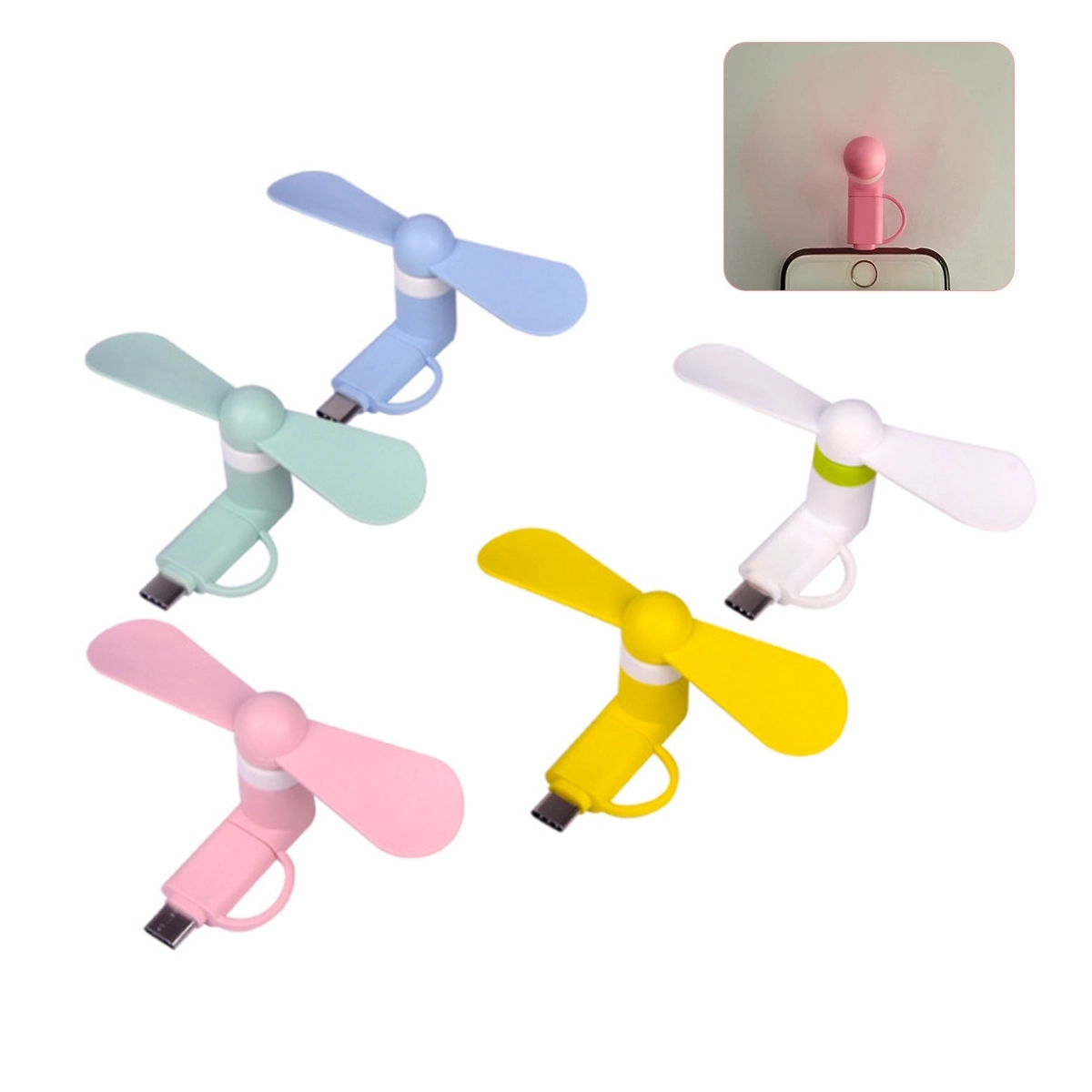 Mini USB Cellphone Fan 2