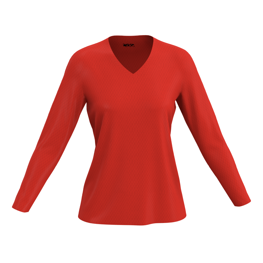 Women's Long Sleeve V-Neck shirt 2
