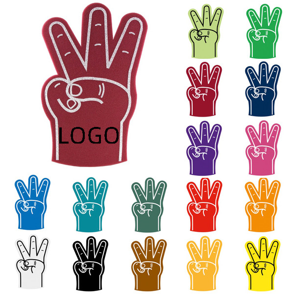3-Fingers EVA Foam Cheer Mitts 2