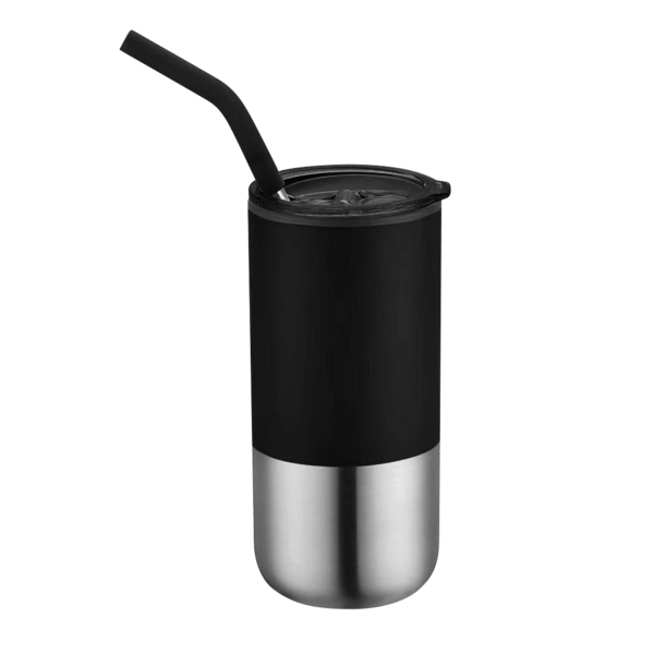 Destin 16oz Double Wall Tumbler w Straw 17