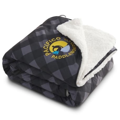High Sierra Roll-Up Puffy Sherpa Blanket 47