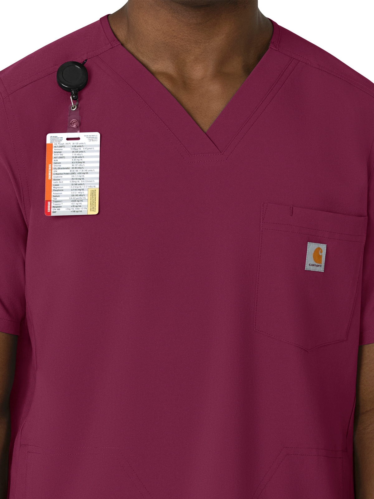 Carhartt Scrubs - Force Cross-Flex - Men's Three-Pocket V-Neck Top 19