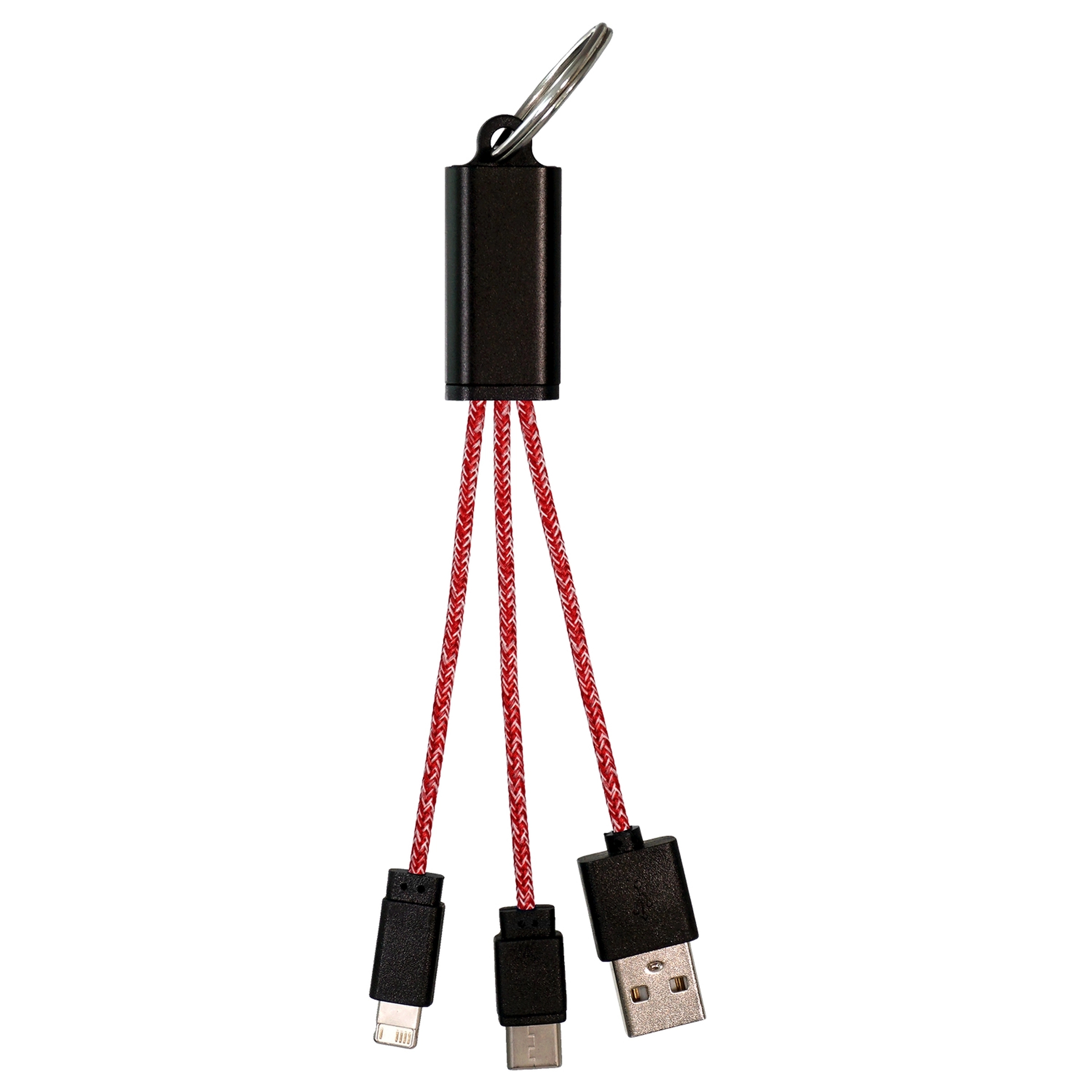 Ridge 3-in-1 Charging Cable Keychain 13