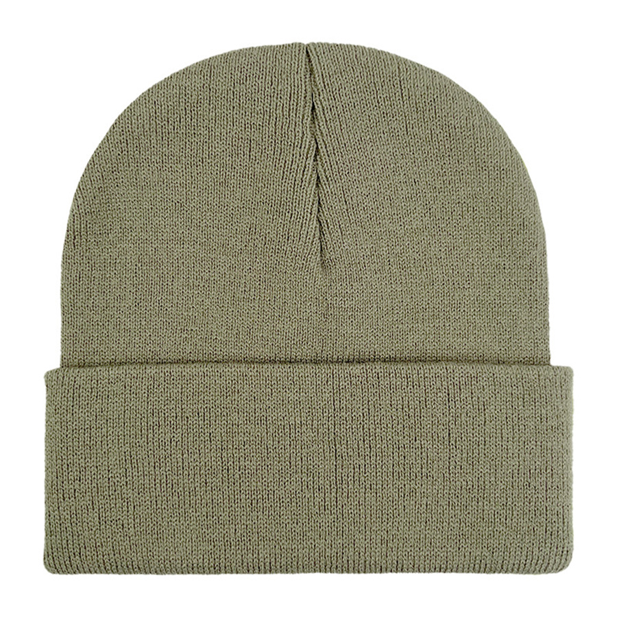 Classic Ribbed Cuffed Beanie with Custom Logo - 100% Acrylic 23