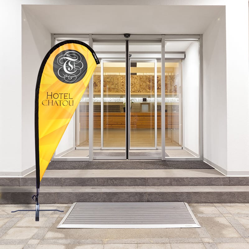 Custom 10' X 4' Medium Teardrop Flags 19