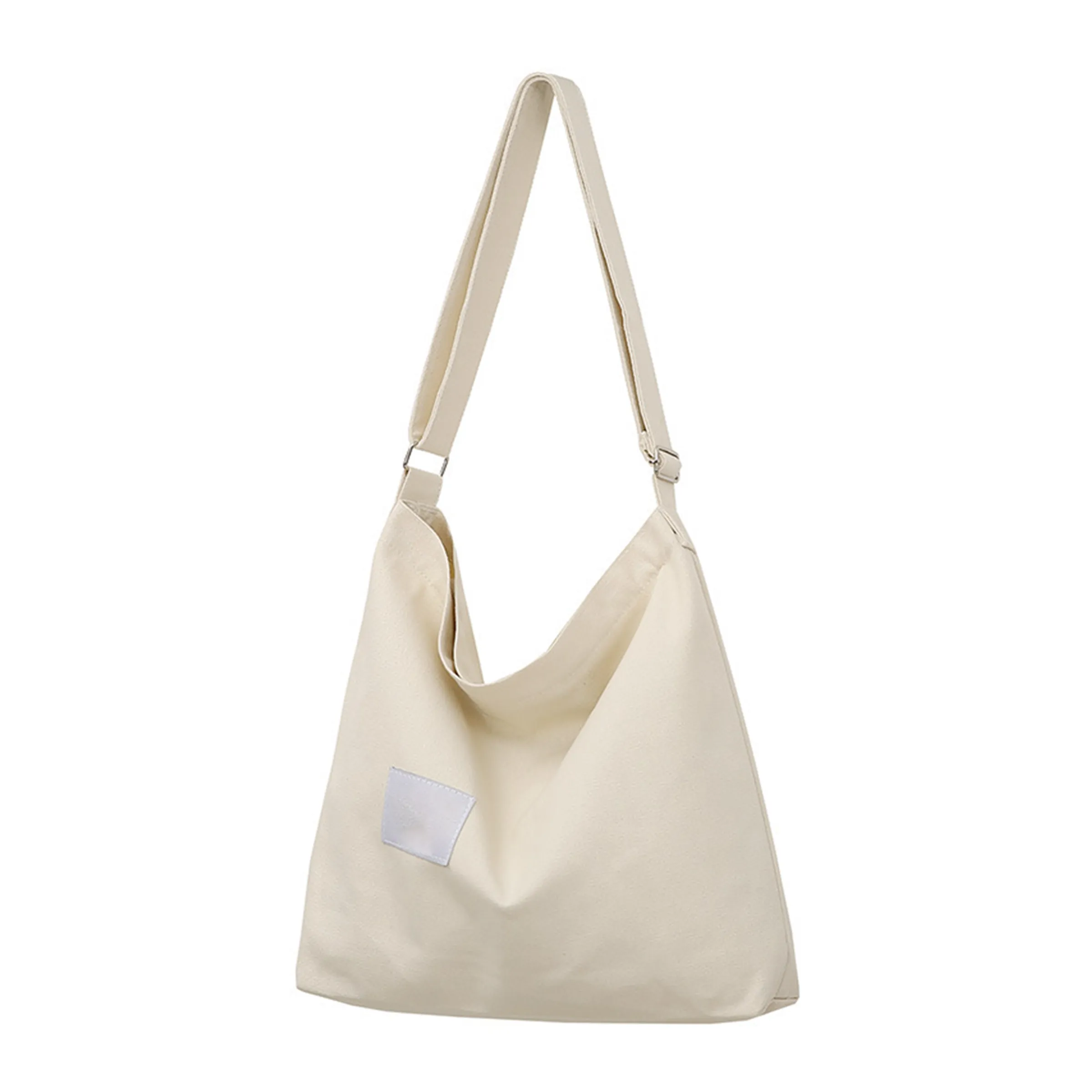 Retro Large Size Crossbody Canvas Shoulder Bag 10