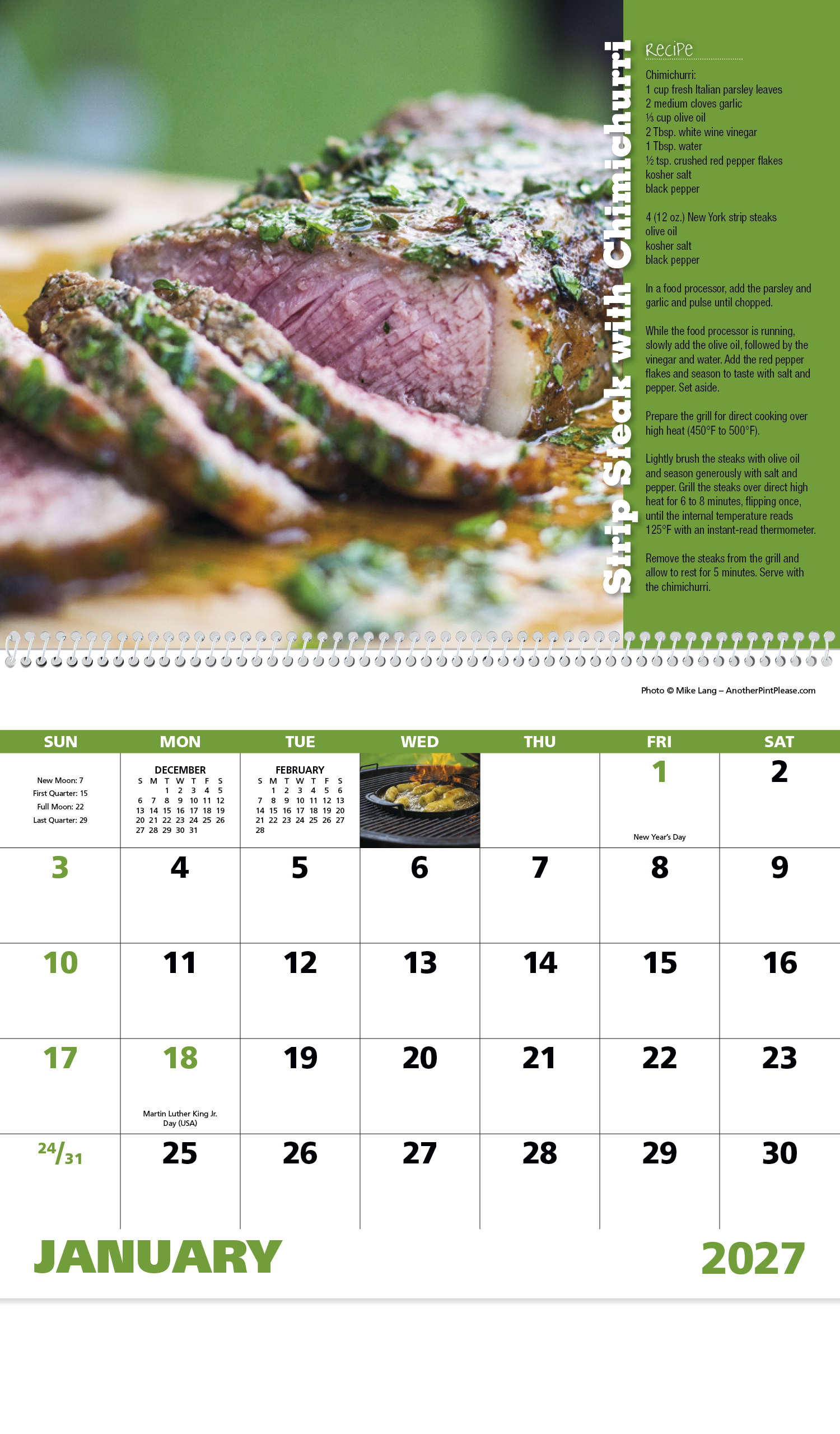 Good Value™ Grilling - Spiral Calendar 37