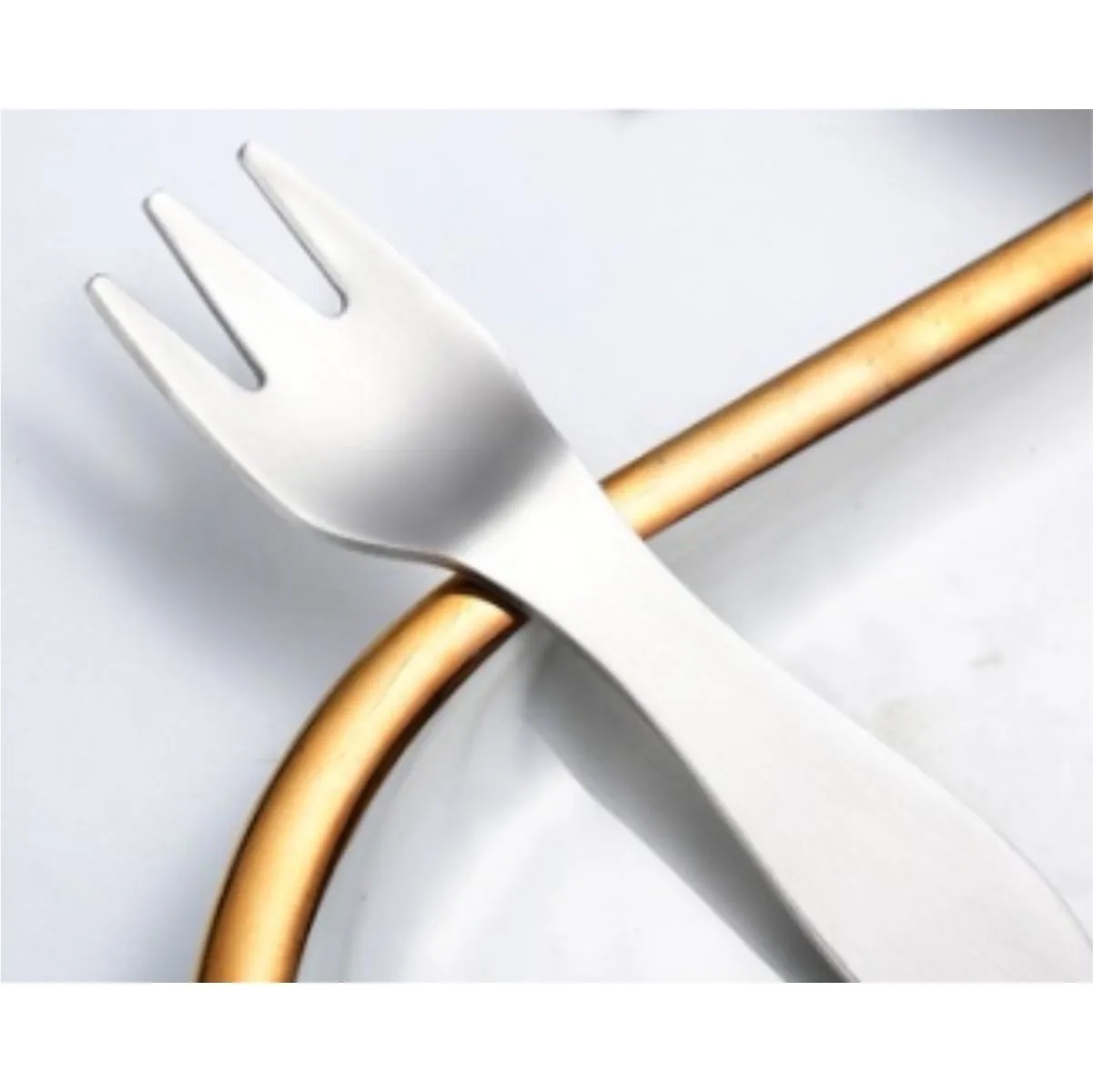 Mini Stainless Steel Dessert Spoon Fork And Butter Knife Set 10