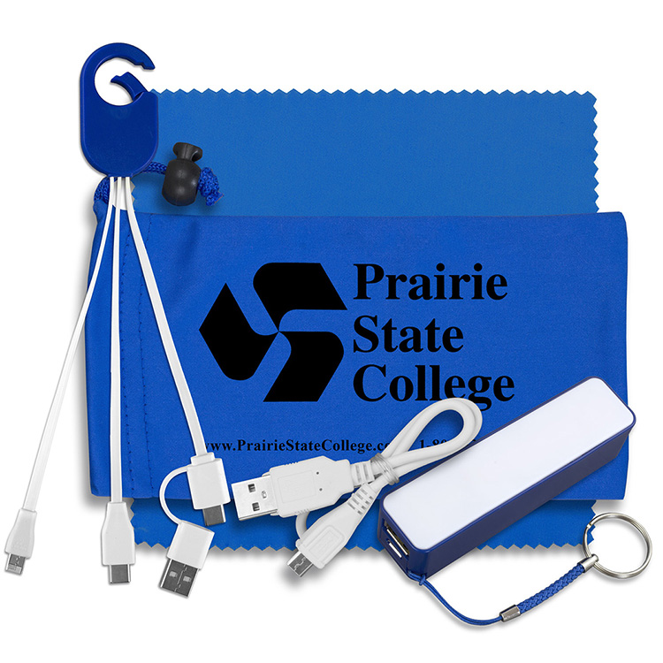 Mobile Tech Power Bank Accessory Kit with Charging Cables and Microfiber Cloth 13