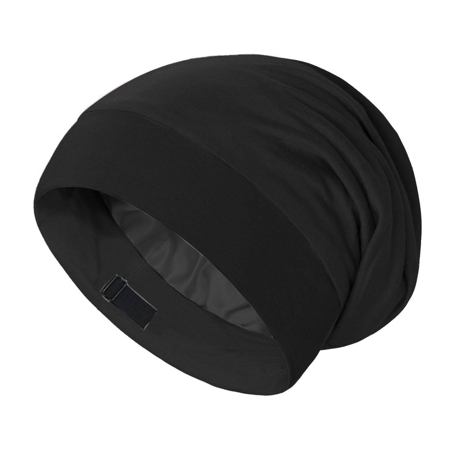 Hair Wrap Cover Sleep Cap for Men with Adjustable Strap 10