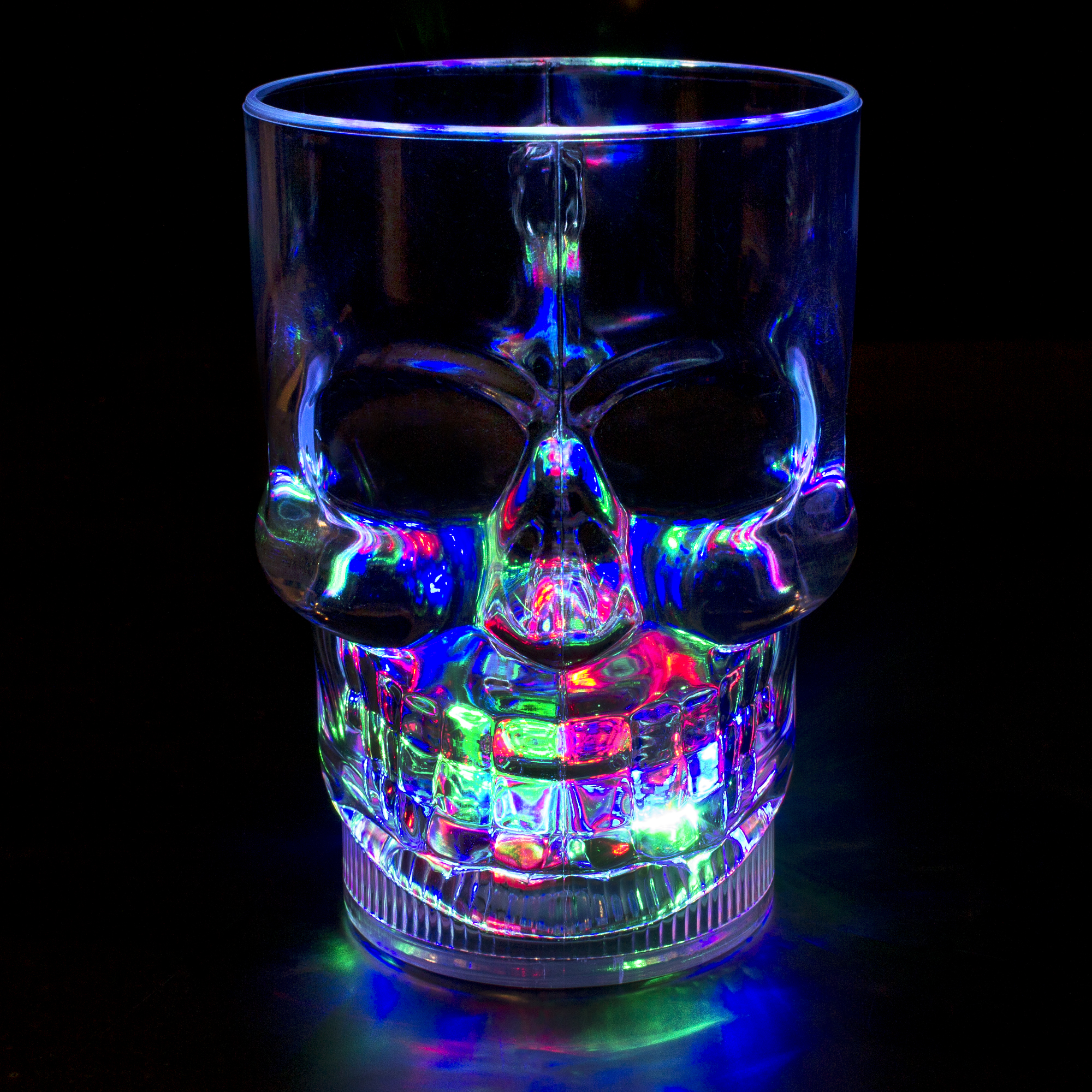 14 oz Light Up Skull Cup 1