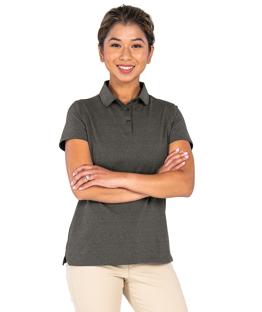 Women's Heathered Eco-Logic Stretch Polo