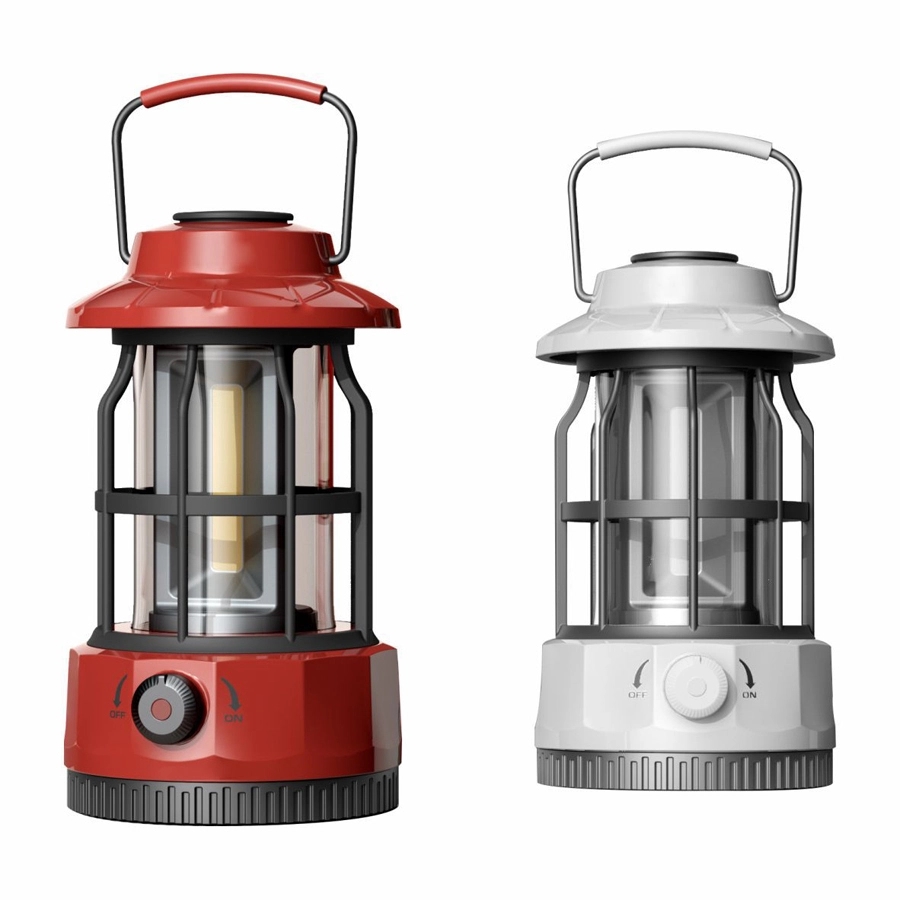Retro Outdoor Camping Light Picnic Lantern AA/Li-ion Battery 6