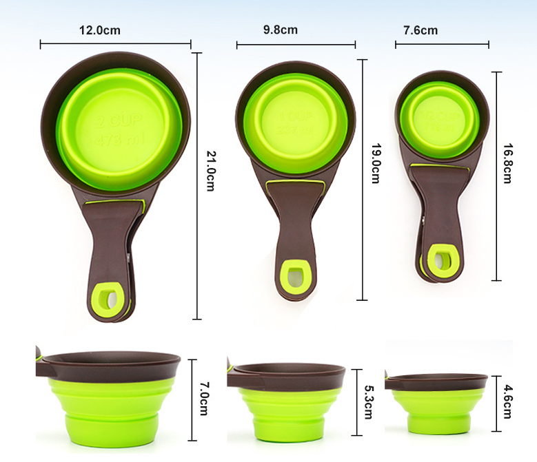 Pet Bowl Collapsible Scoop Clip 2