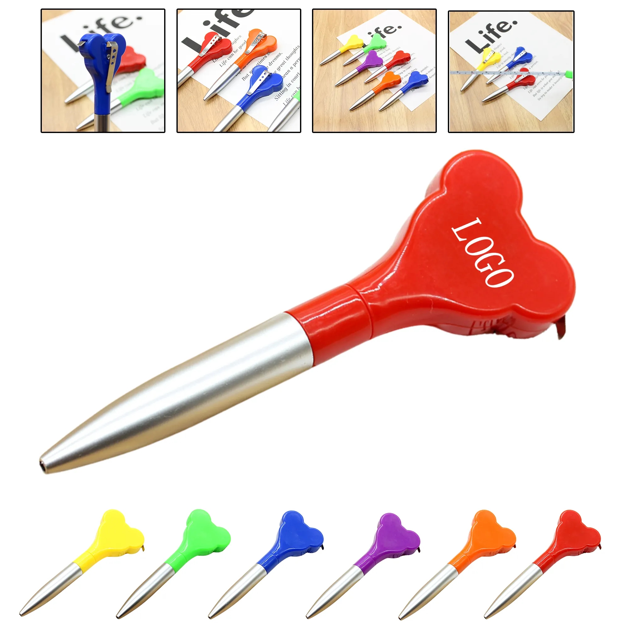 Tape Measure Pen with Ear Shape 7