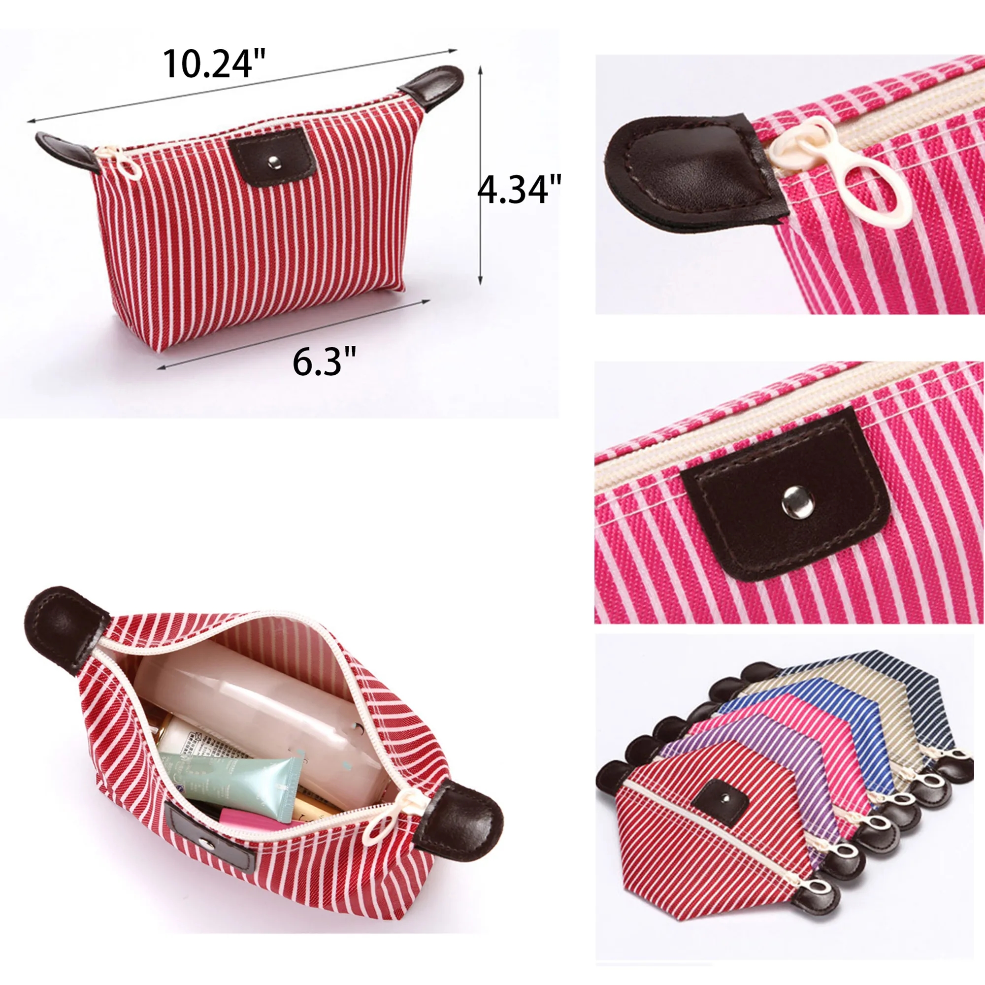 Portable Clutch Makeup Brush Bag 4