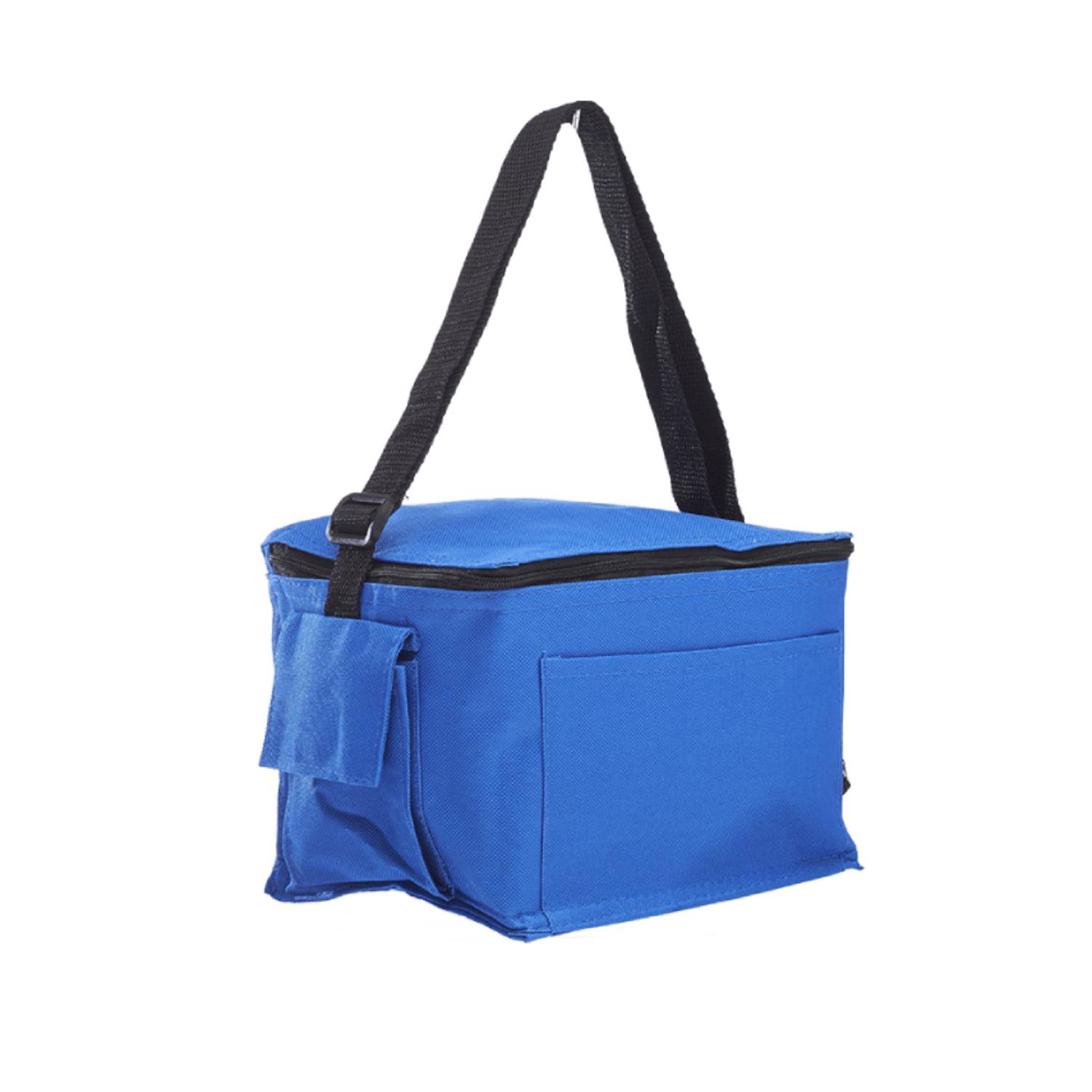 Top Zipper Insulated Lunch Bag with Mesh Pocket 8