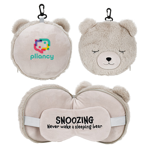 Comfort Pals™ Bear 2-in-1 Pillow Sleep Mask 8