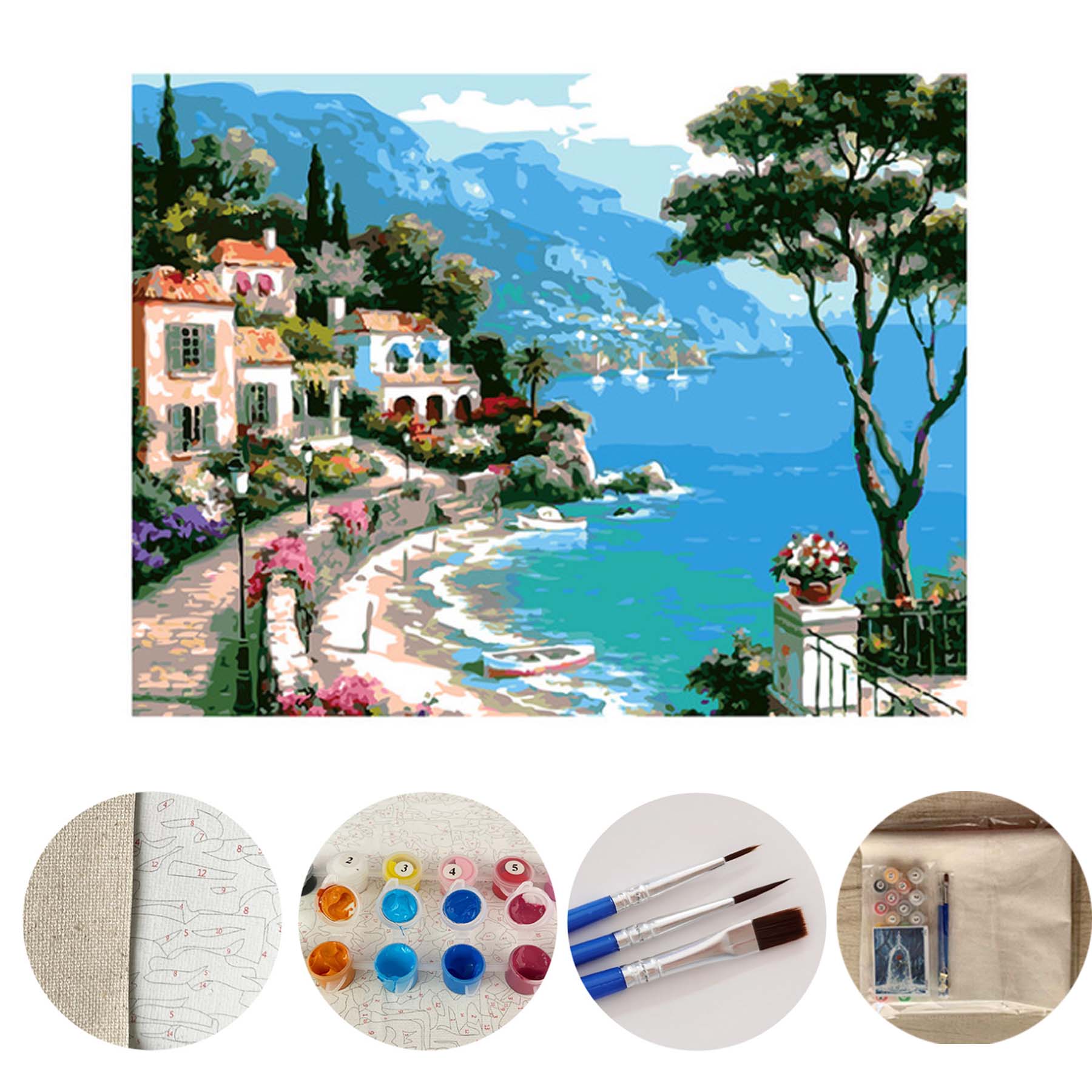DIY Canvas Digital Painting Acrylic Painting 1