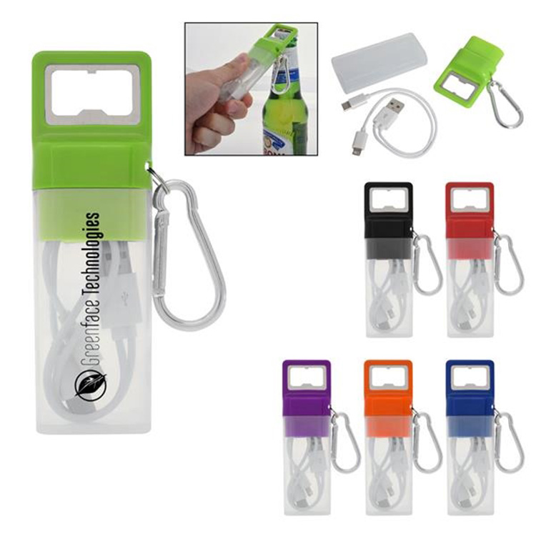 3-In-1 Ensemble Charging Cable Set With Bottle Opener 1