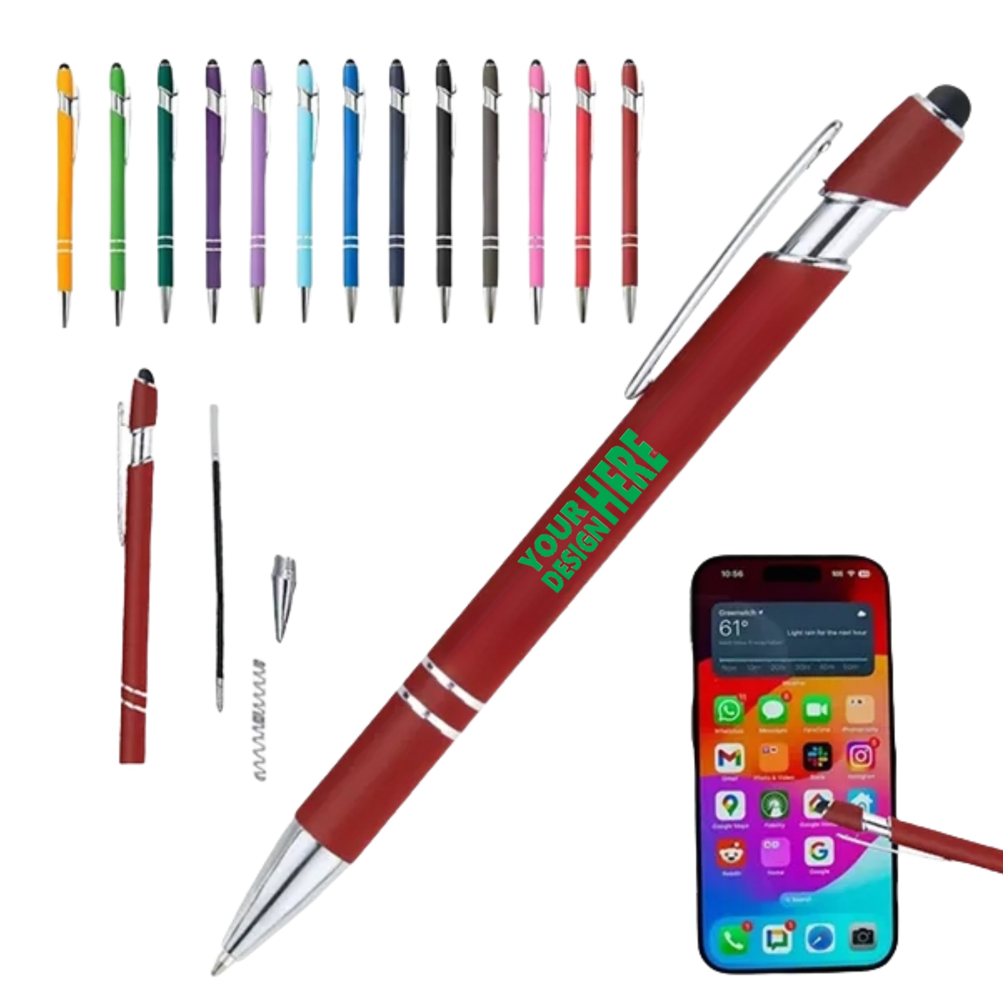 SmartWrite Click Ballpoint Pen with Stylus 1