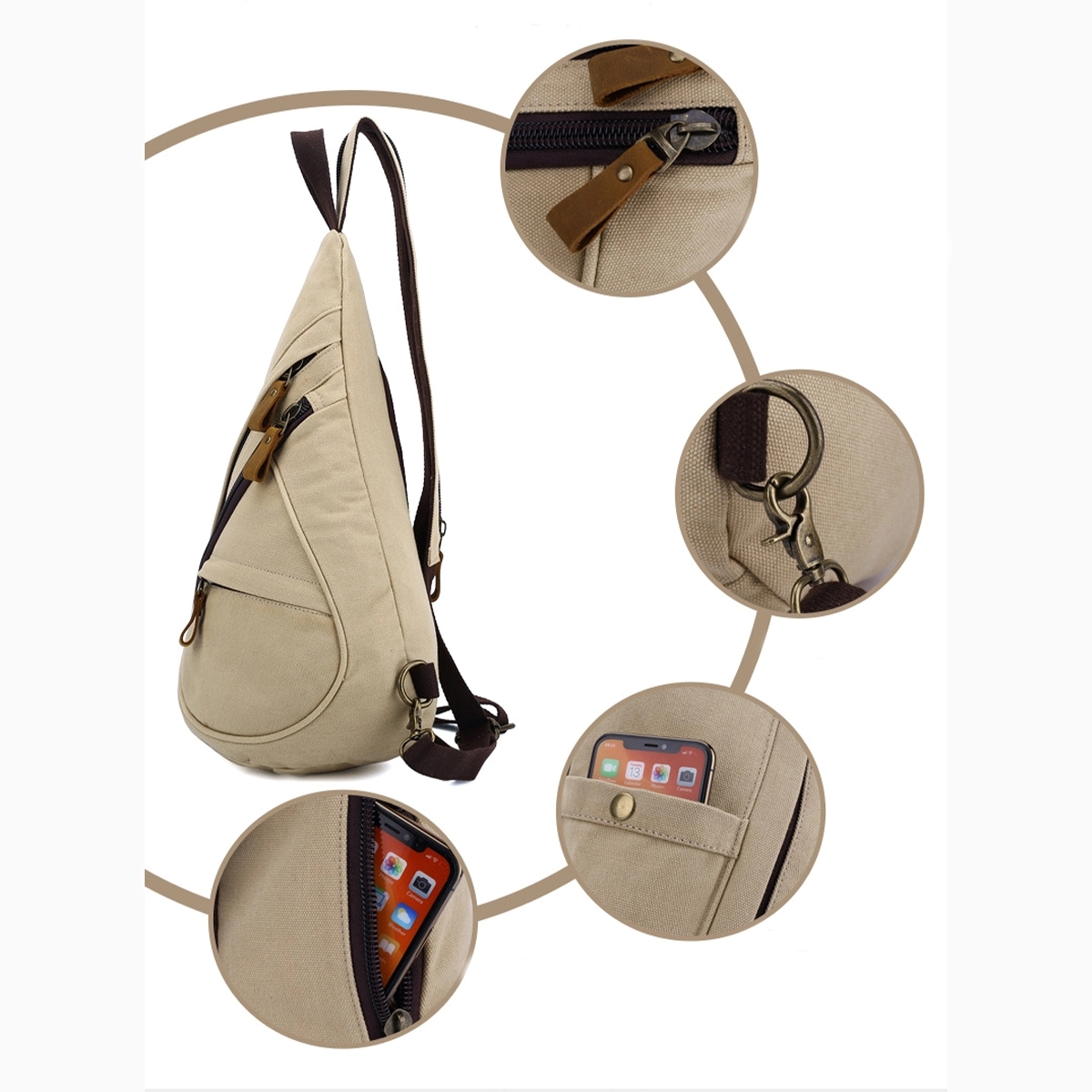 3 in 1 Unisex Chest Bag Sling Bag 6