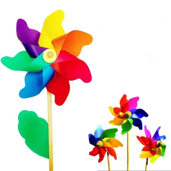Rainbow Plastic spinning wheel 1