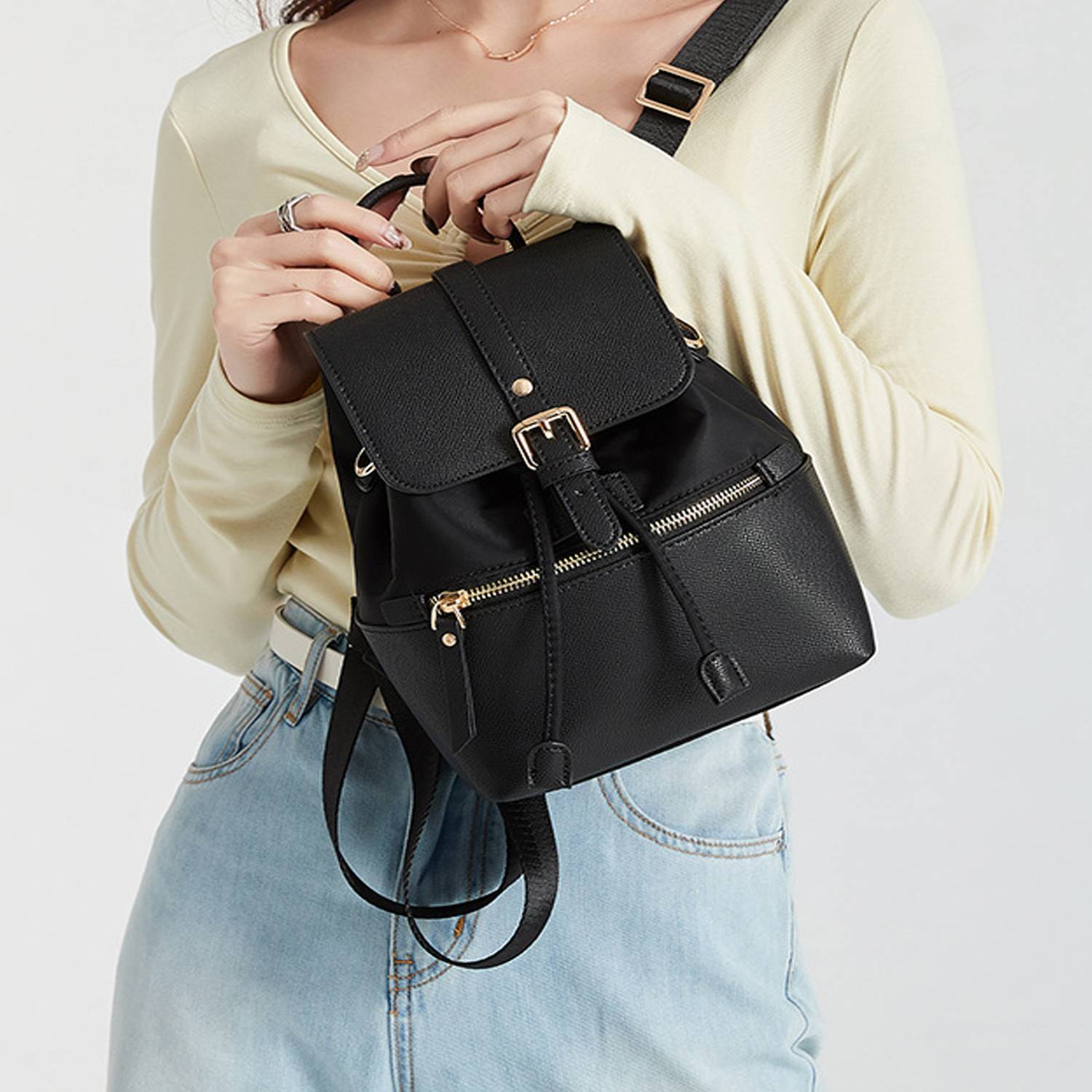 Oxford Small Fashion Backpack For Women 3