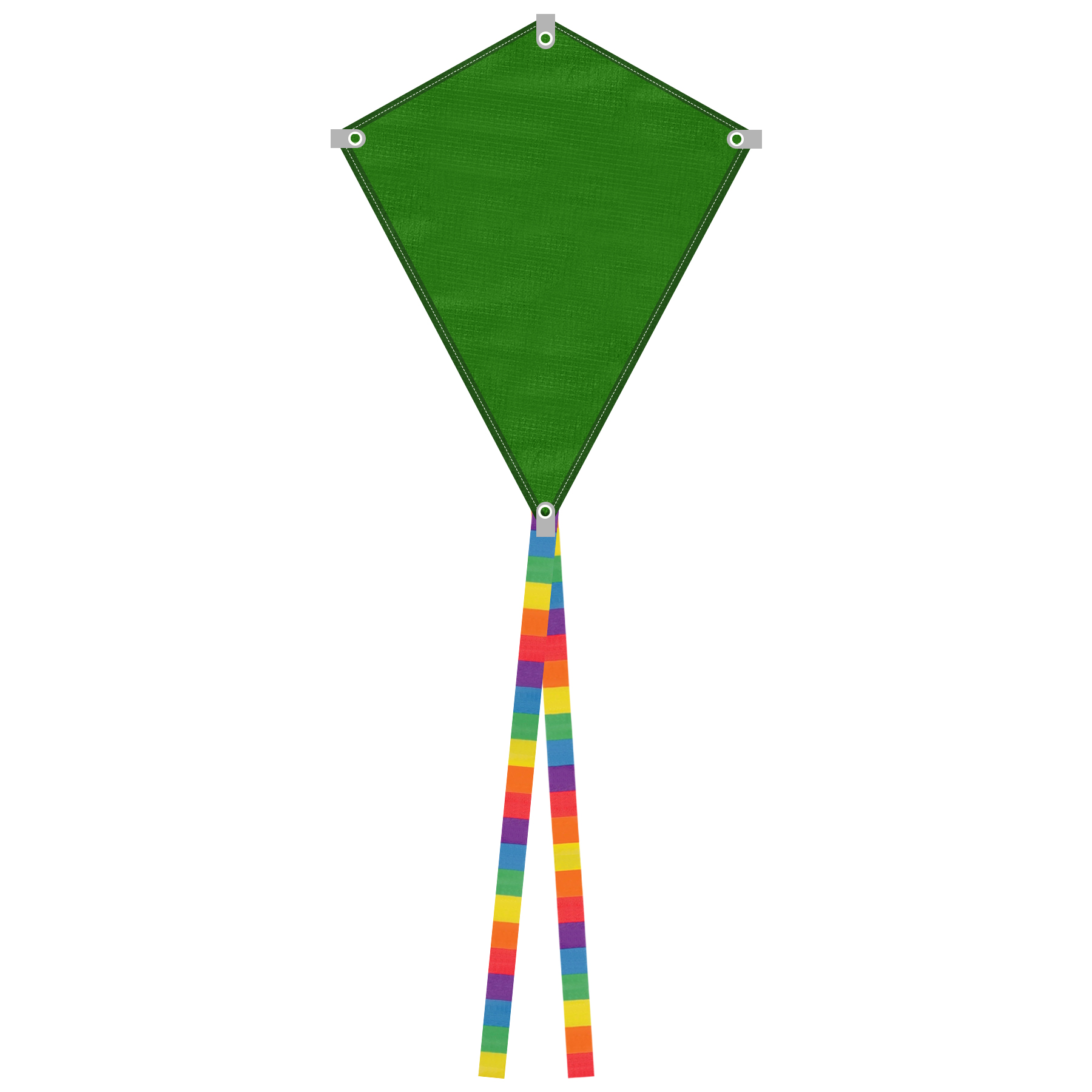 Full Color Polyester Diamond Kite Toy With String Set 5