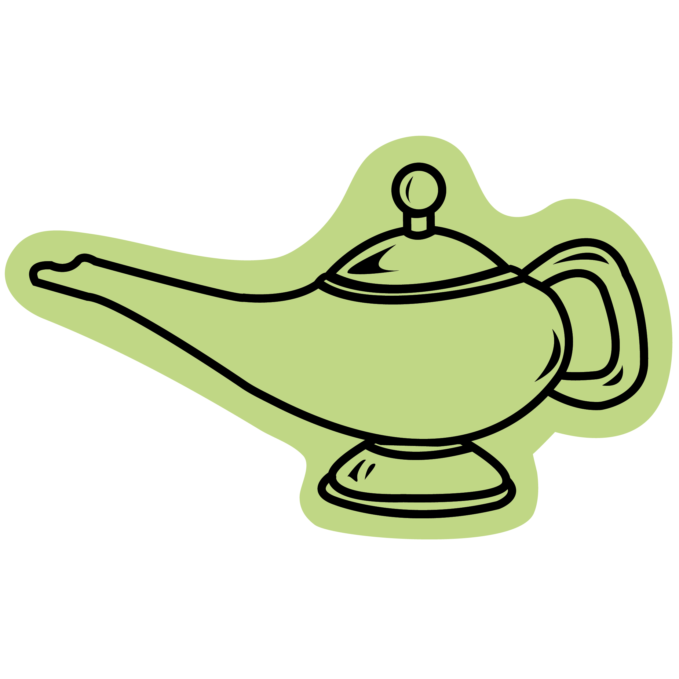 Genie Lamp Shape Sponge 1