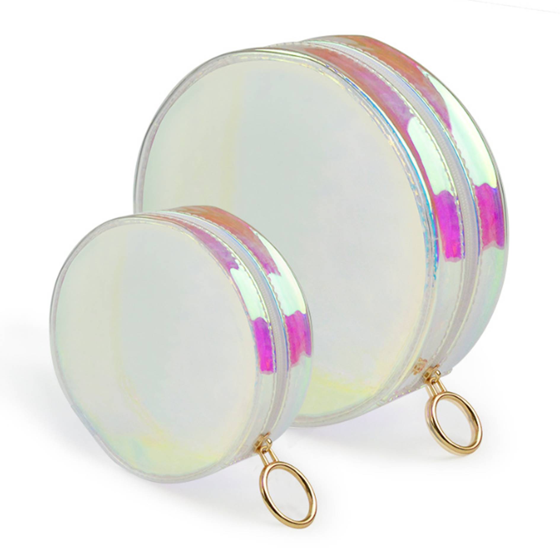 Holographic Clear Round Travel Bag 2