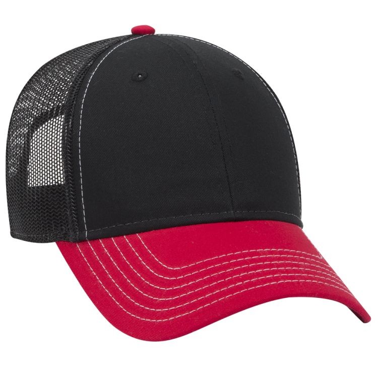 OTTO CAP® 6 Panel Low Profile Mesh Back Trucker Hat 120