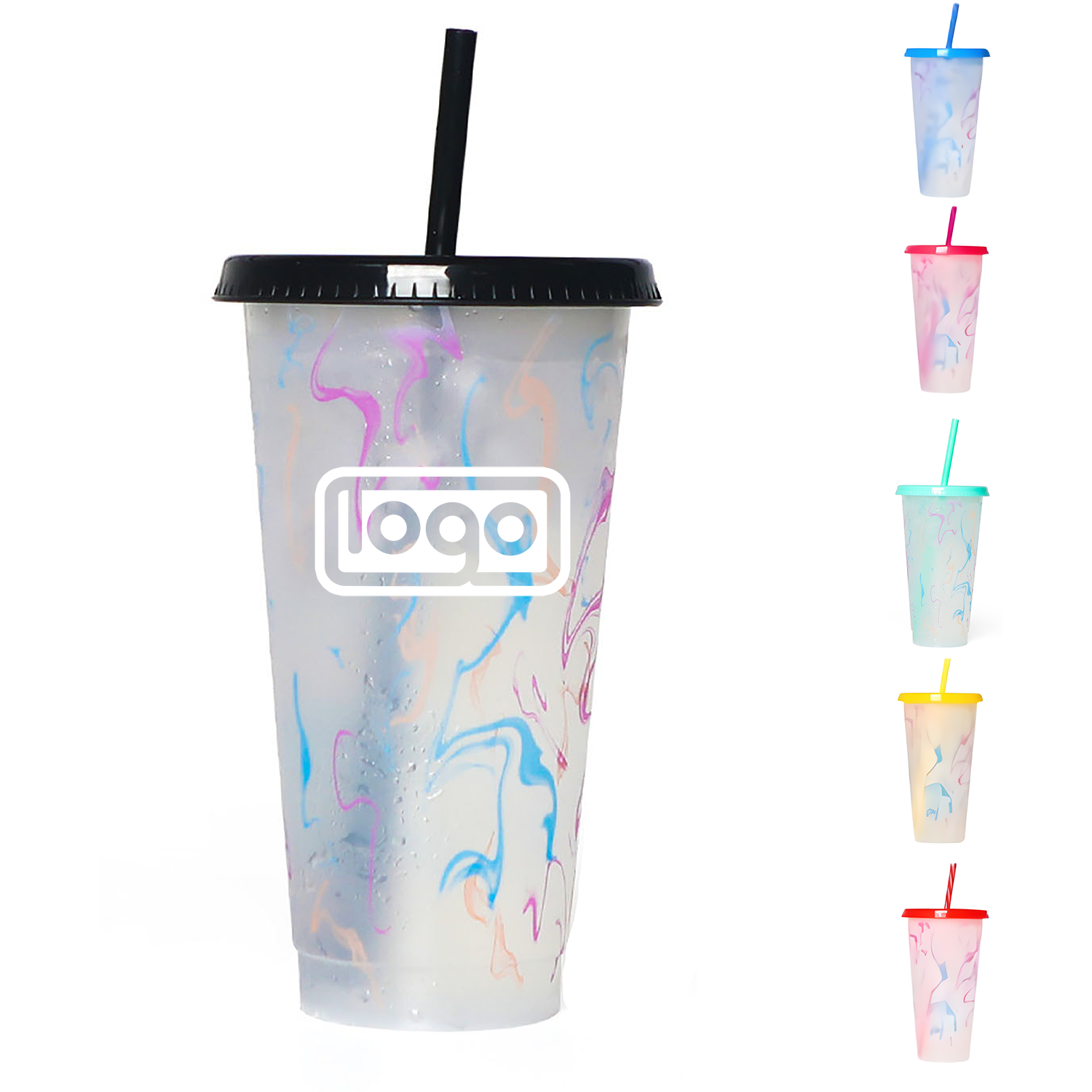 24oz Plastic Color-Changing Cup 1