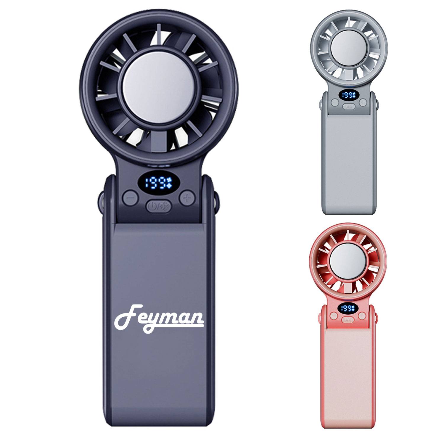 USB Digital Display High-Speed Handheld Cooling Fan 6