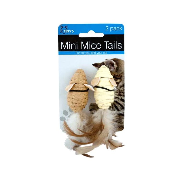 Mini Mice Cat Toys Assorted 2Pk 2