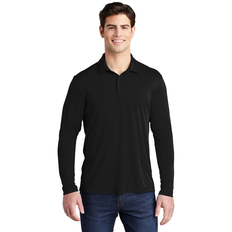 Sport-Tek Posi-UV Pro Long Sleeve Polo. 41
