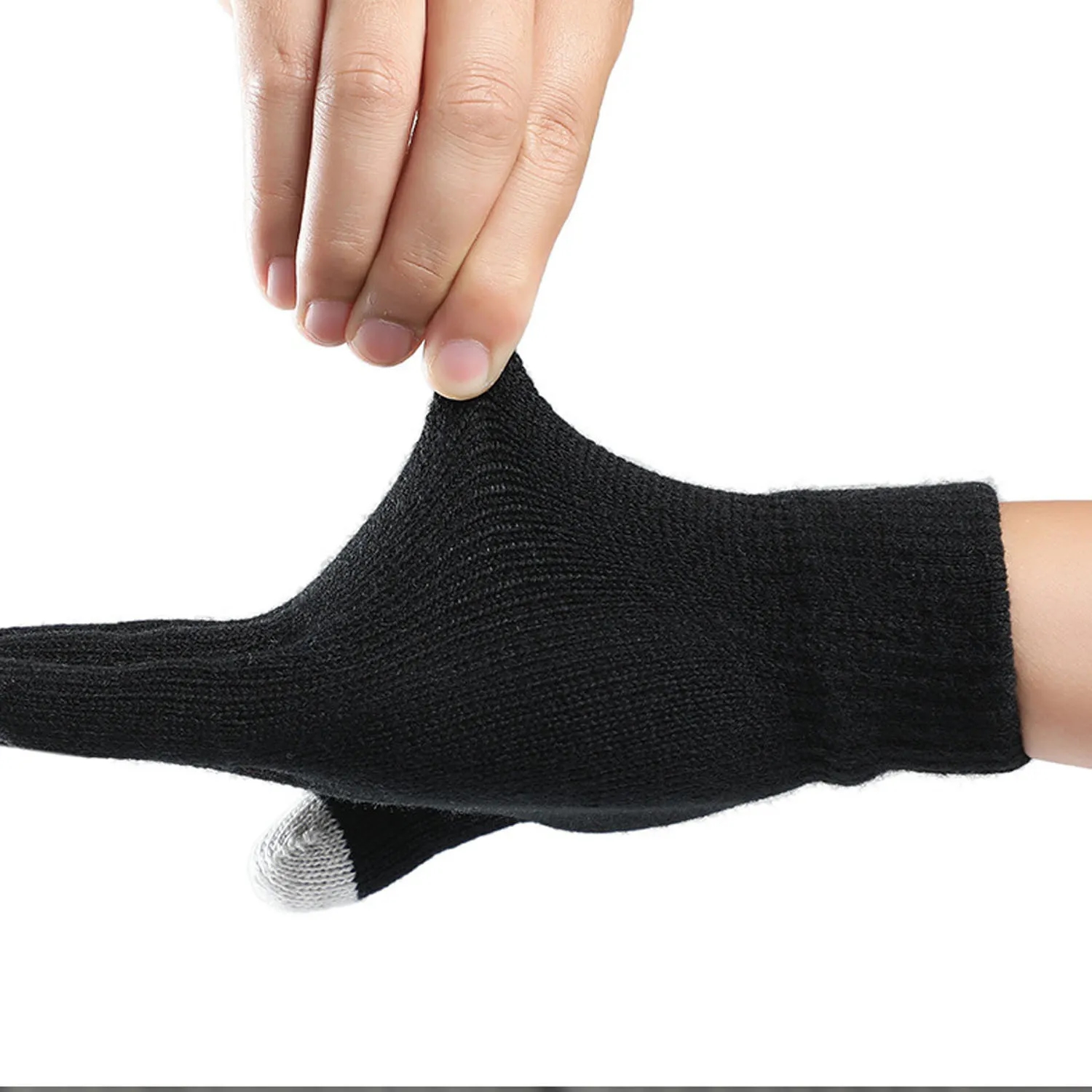 Touch Screen Soft Kniting Gloves 3