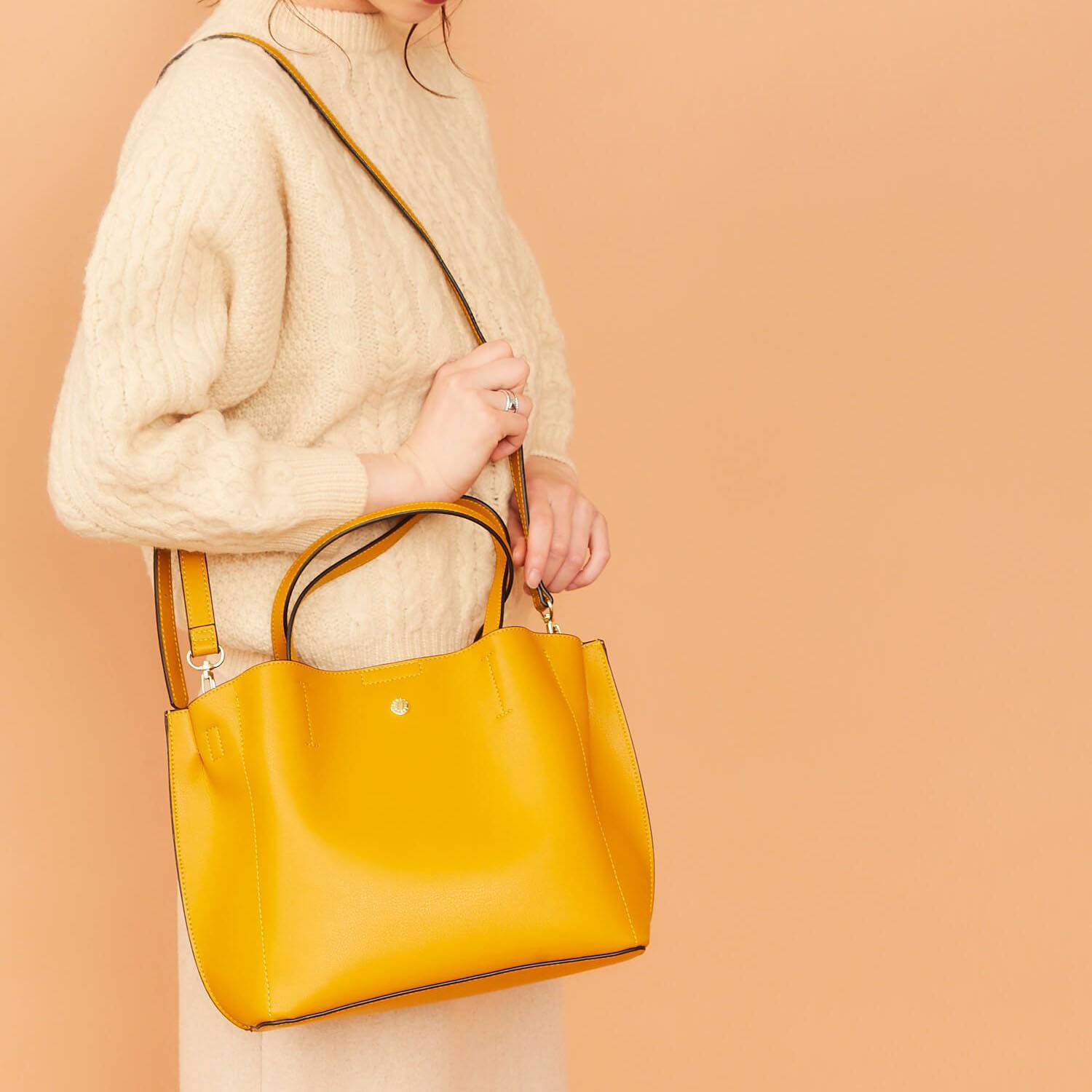 PU Leather Solid Color Crossbody Shoulder Bag 2