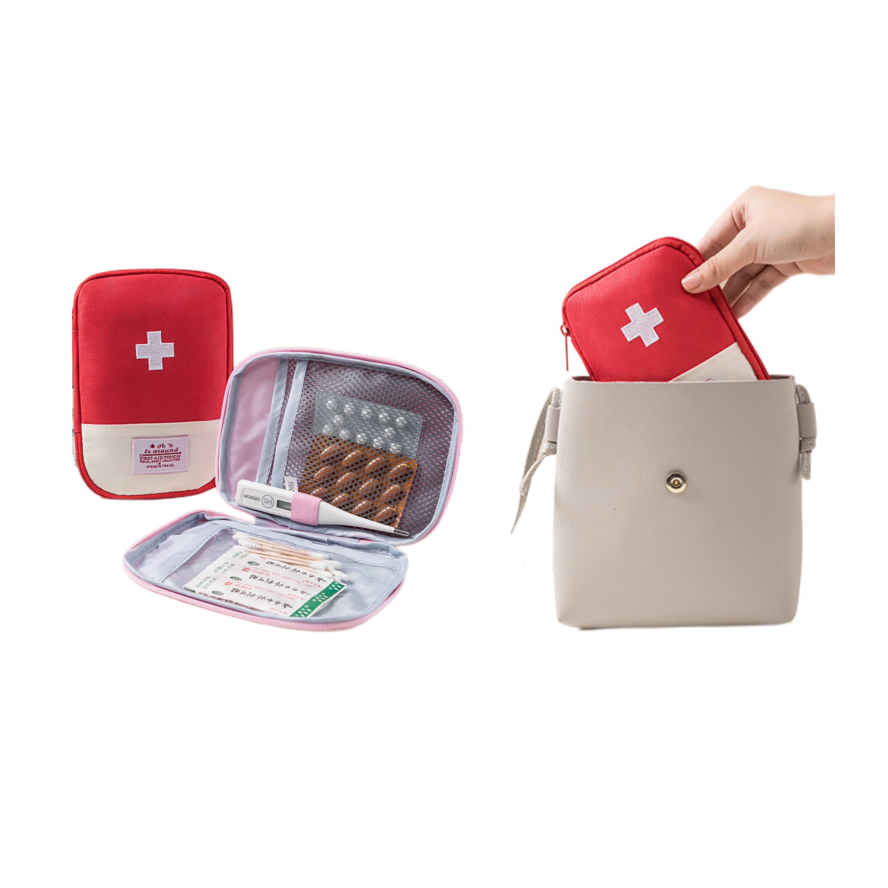 Mini Portable First Aid Bag Empty (direct import) 5
