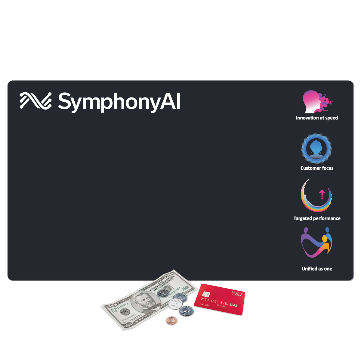 Vynex Barely There Ultra Thin Counter Mat-14"x24"x.020" 1