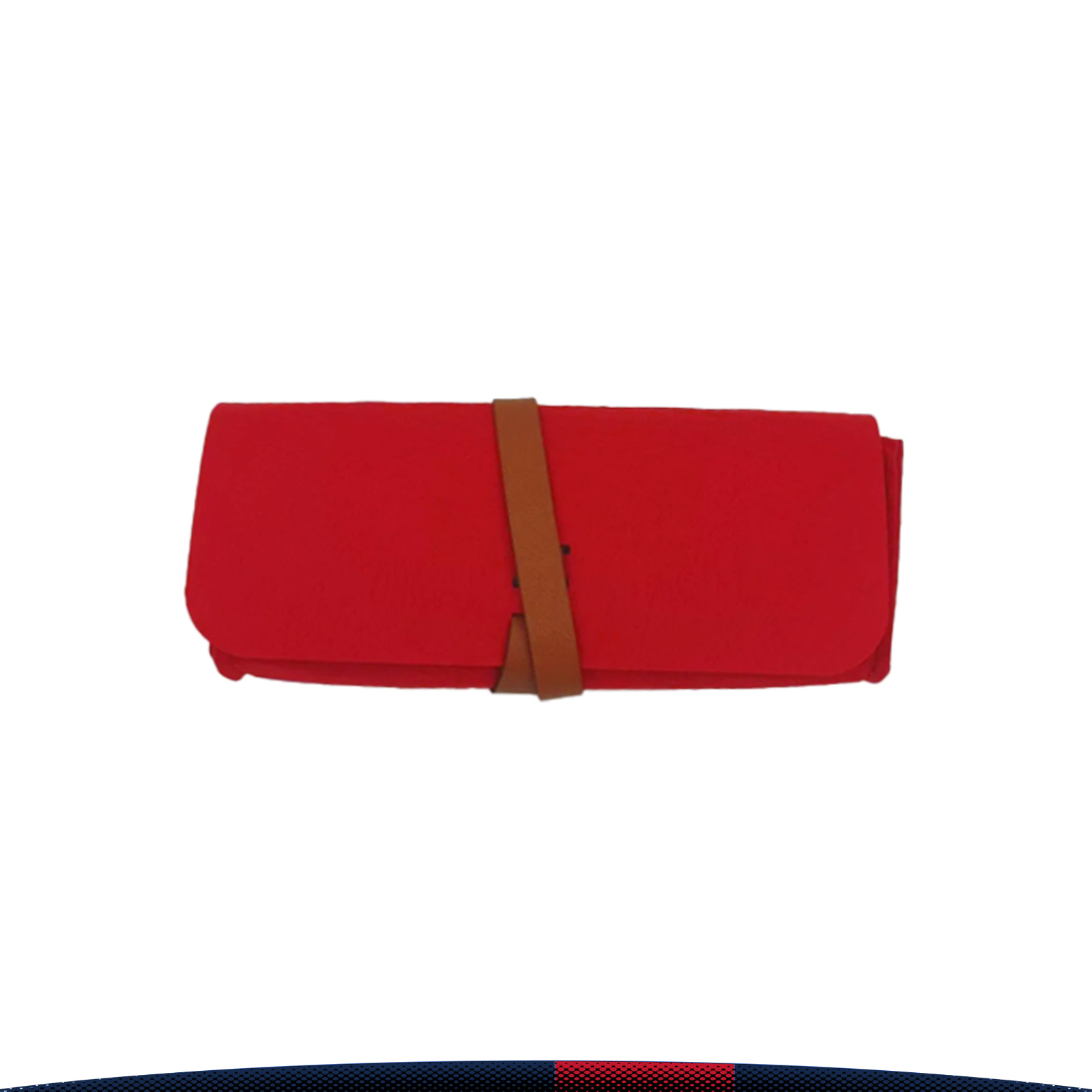 Skopee Reversible Felt Roll-Up Glasses Pouch 4