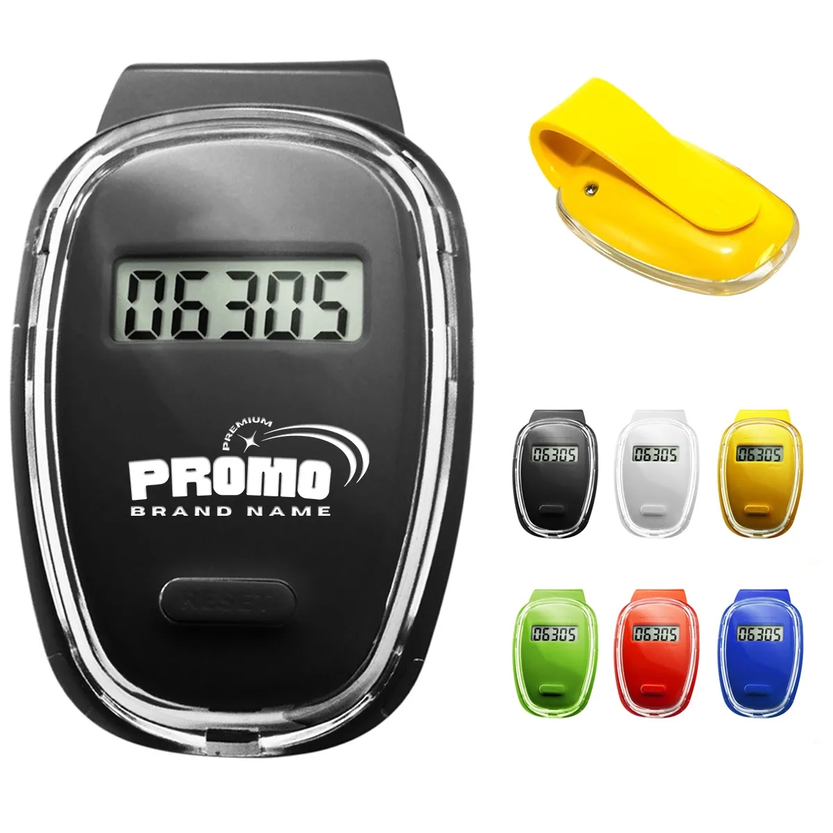 Simple LCD Display Counter Walking Pedometer With Clip 2