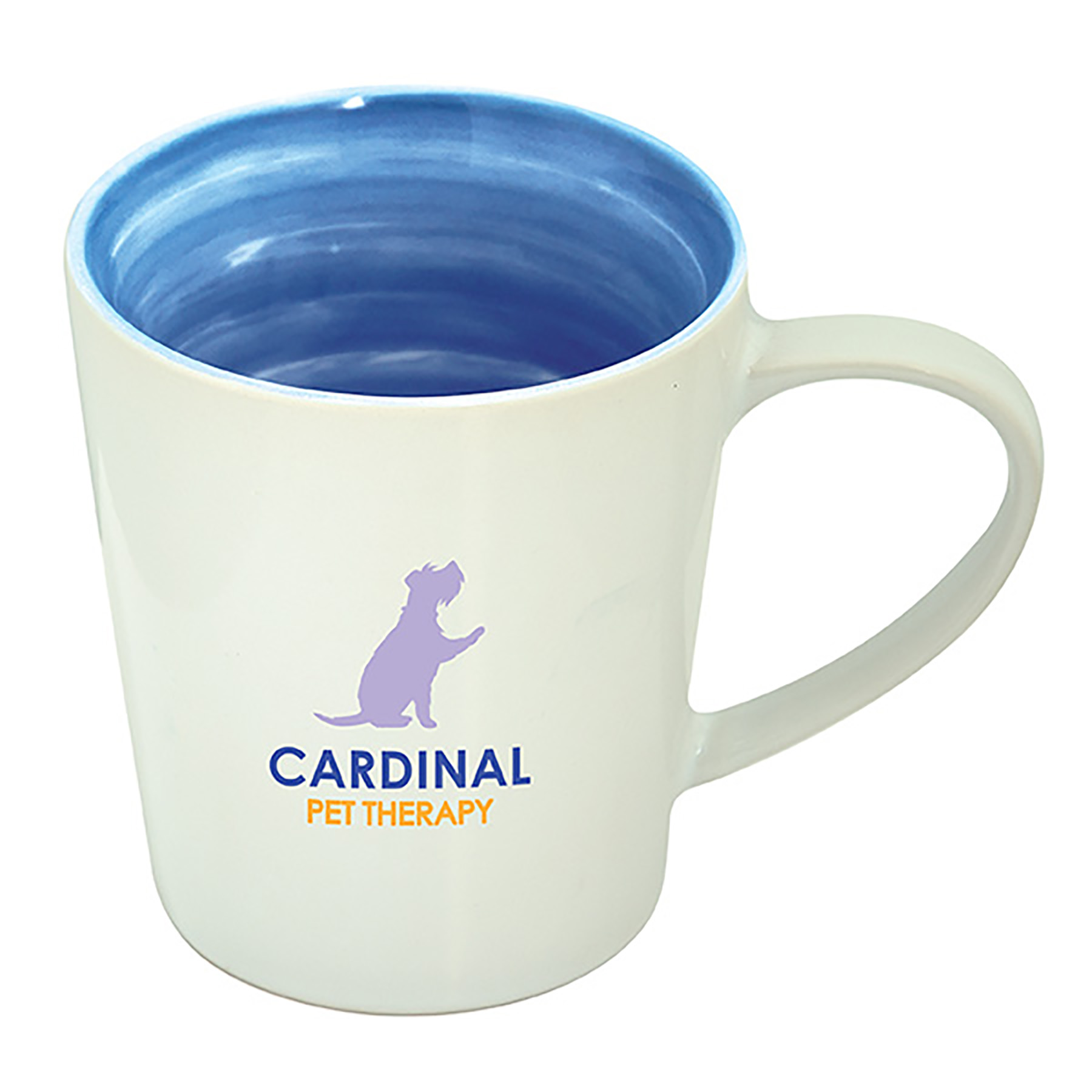 Café Bien 400 Ml. (13.5 Fl. Oz.) Two-Tone Mug, custom mug with logo imprint 2
