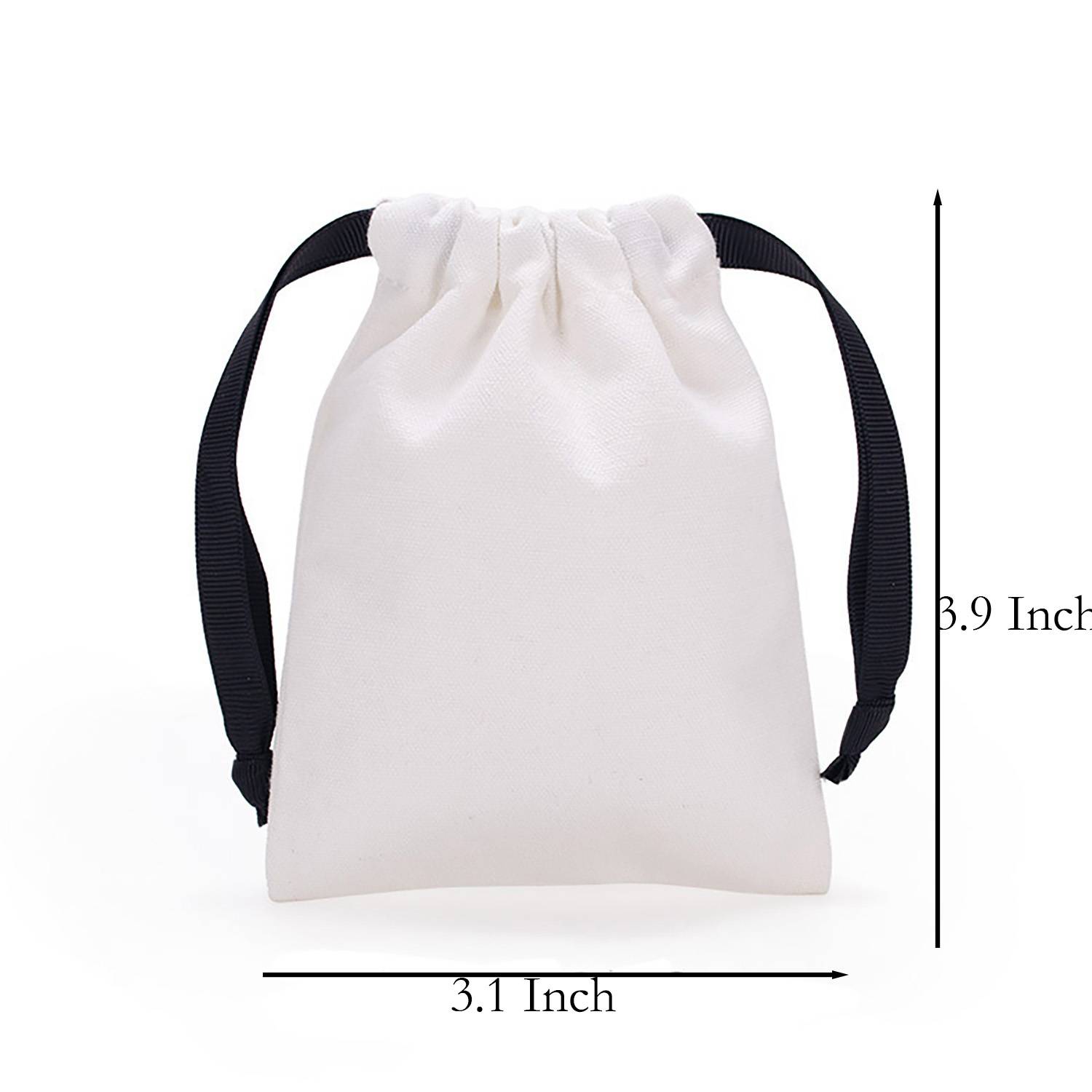 Cotton Drawstring Pouch Bag 1