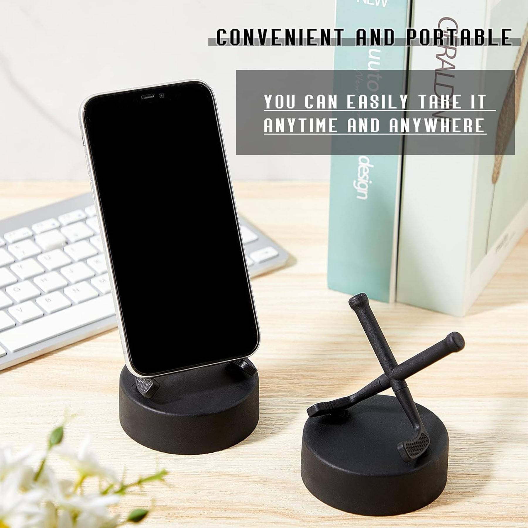 Hockey Puck Phone Stand 6