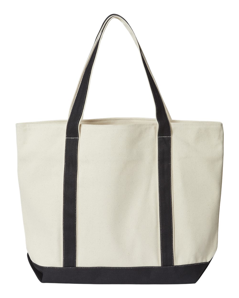 XL Zippered Cotton Canvas Resort Tote - 8873 7