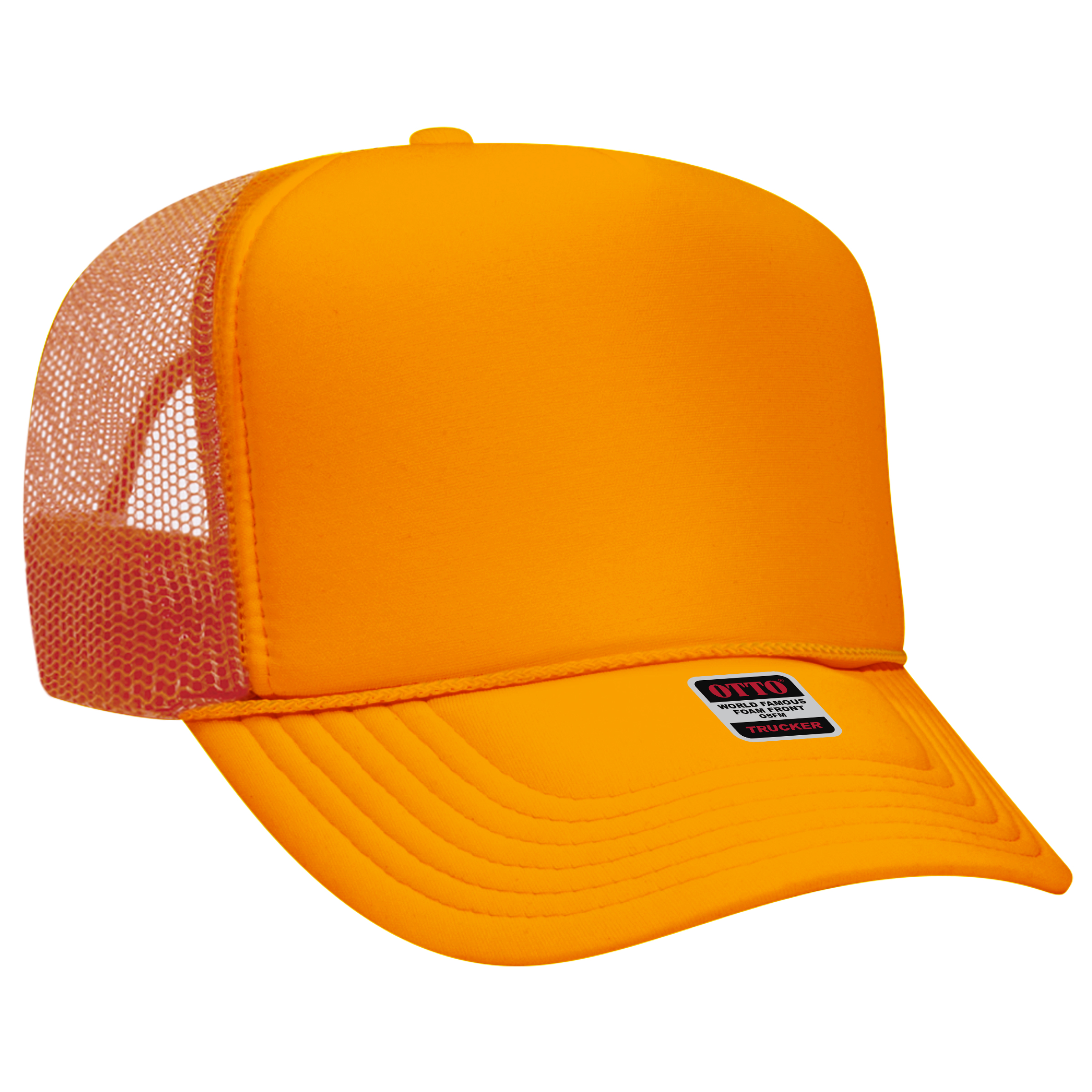 OTTO CAP® 5 Panel High Crown Mesh Back Trucker Hat 137