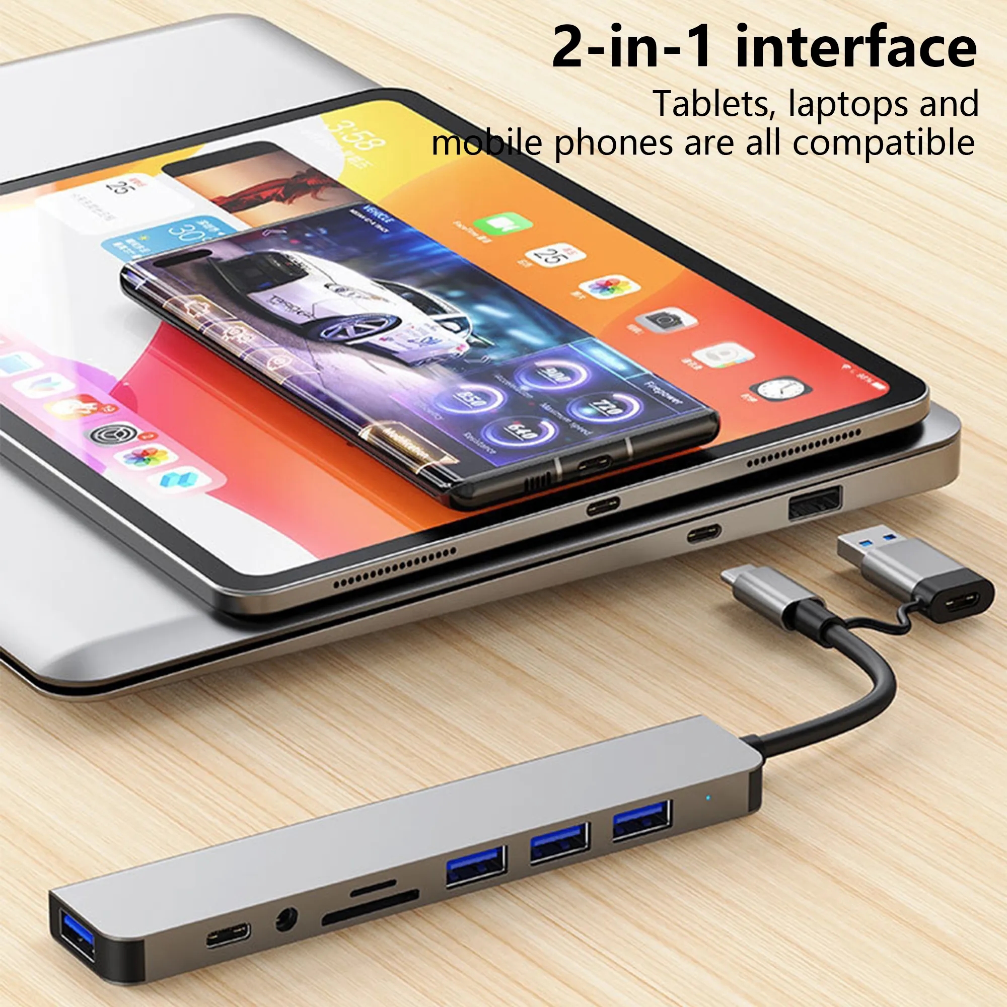 8 In 1 USB-C Hub Adapter 5